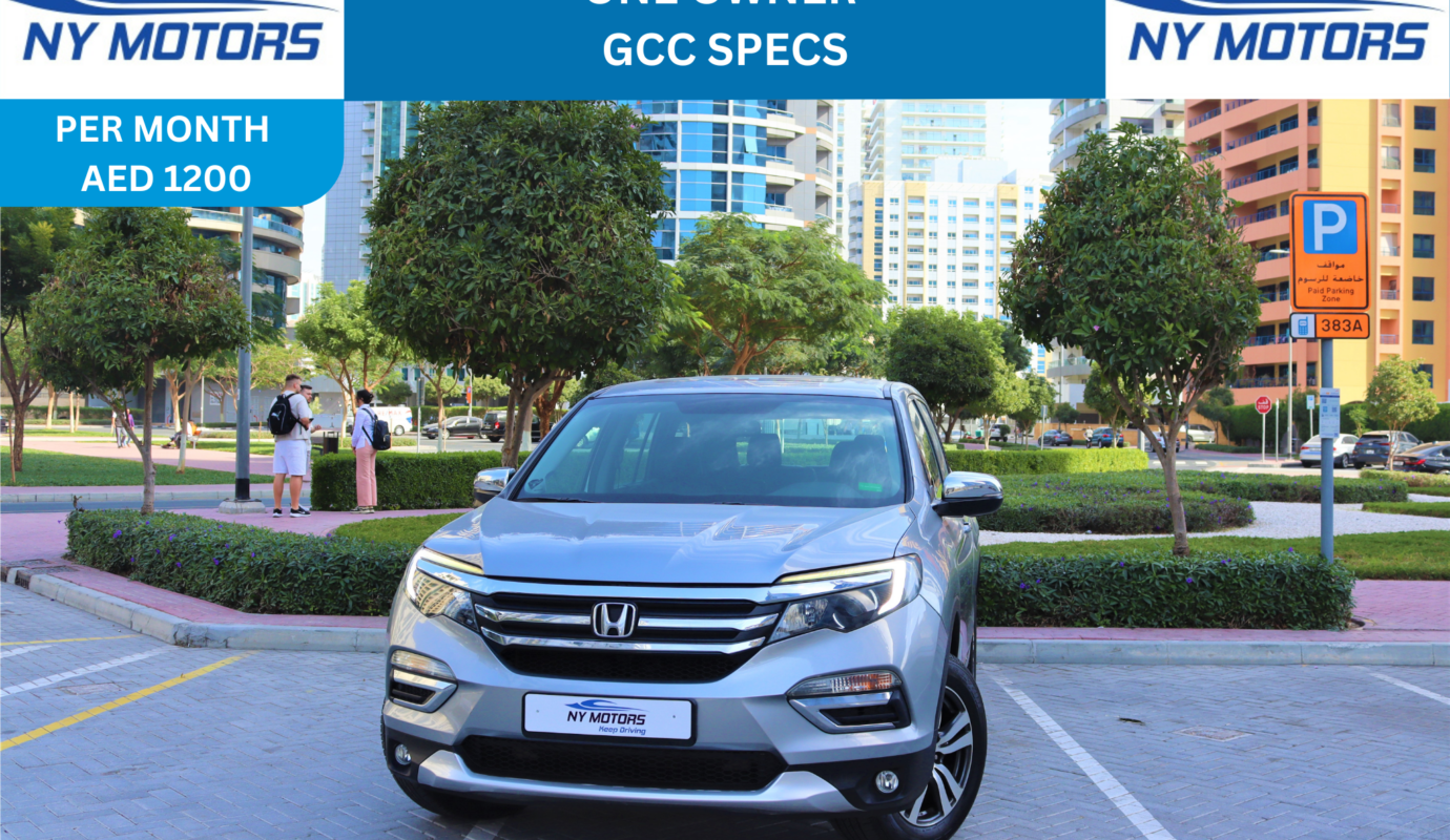 AED 1200/Month I Flexible Downpayment I Honda Pilot I One Owner GCC Specs